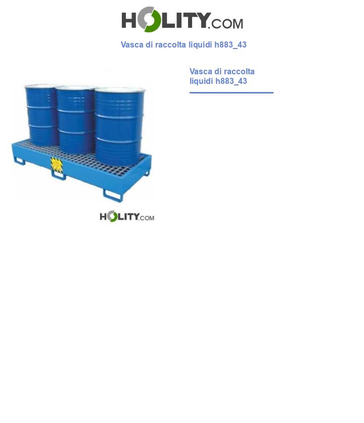 Vasca di raccolta liquidi h883_43