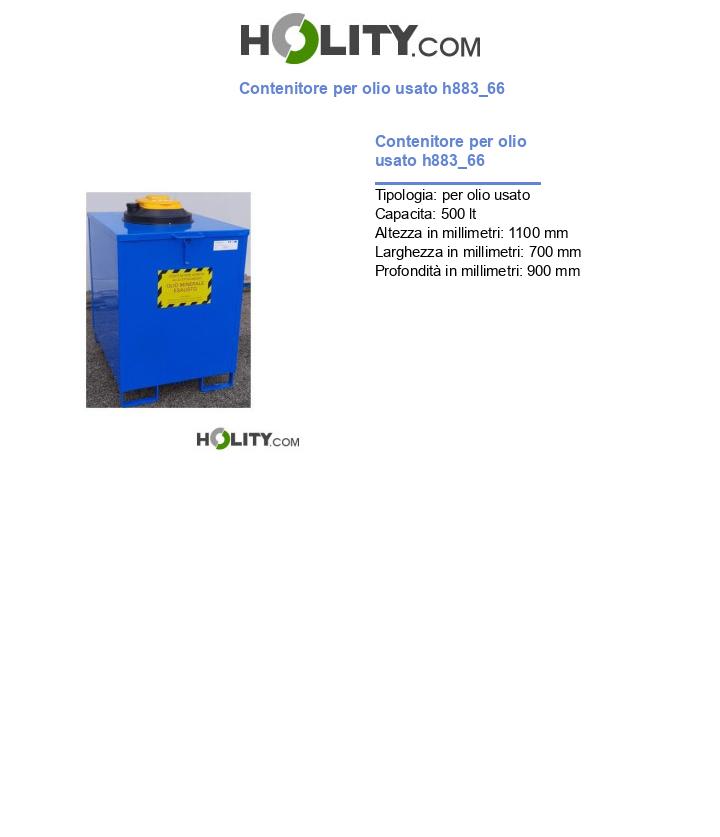 Contenitore per olio usato h883_66