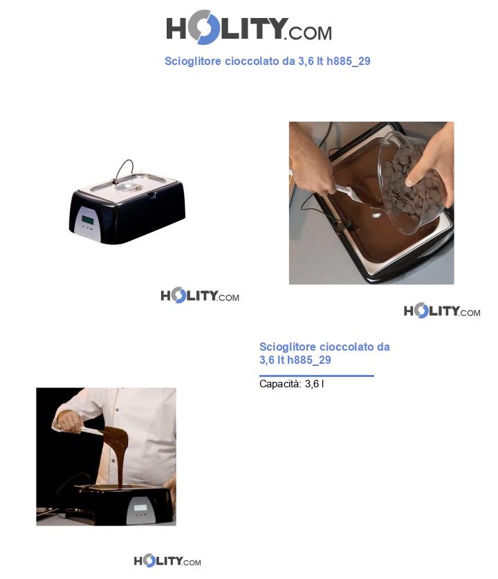 Scioglitore cioccolato da 3,6 lt h885_29