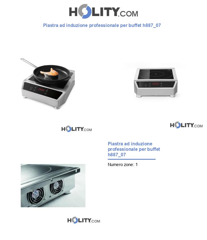 Piastra ad induzione professionale per buffet h887_07