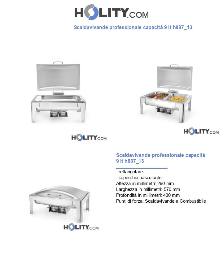 Scaldavivande professionale capacità 9 lt h887_13