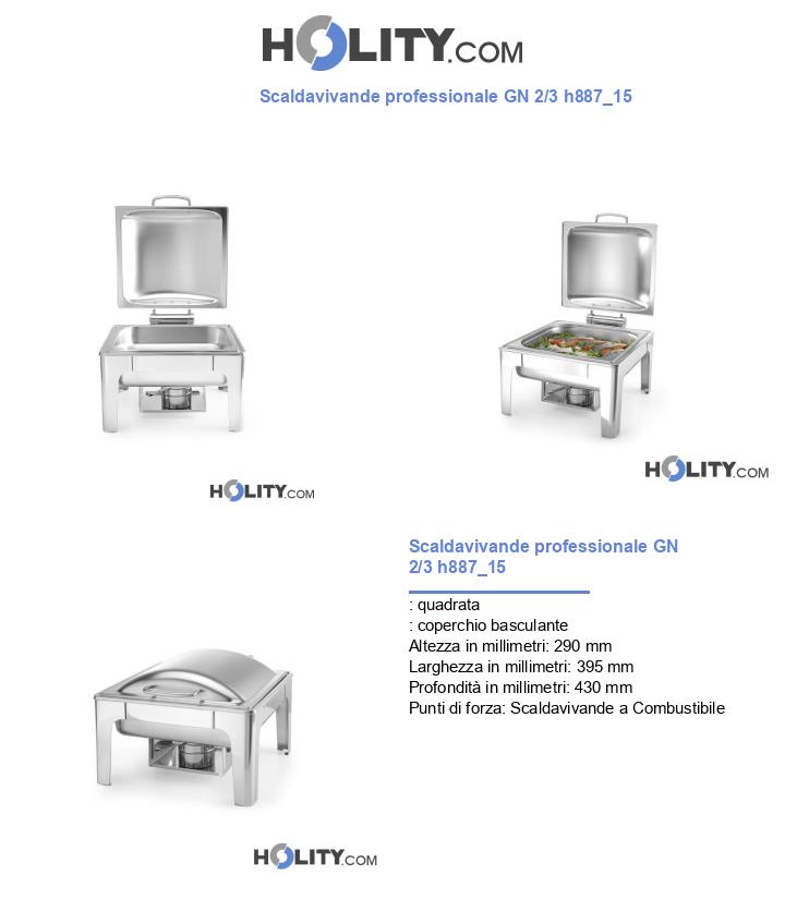 Scaldavivande professionale GN 2/3 h887_15