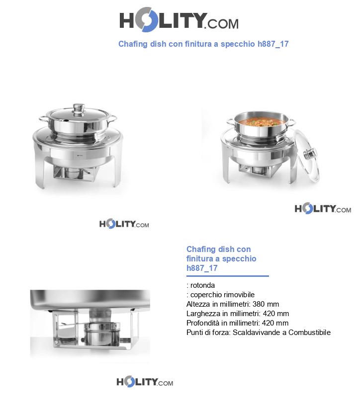 Chafing dish con finitura a specchio h887_17