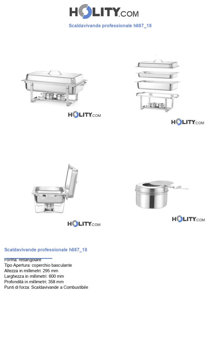 Scaldavivande professionale h887_18