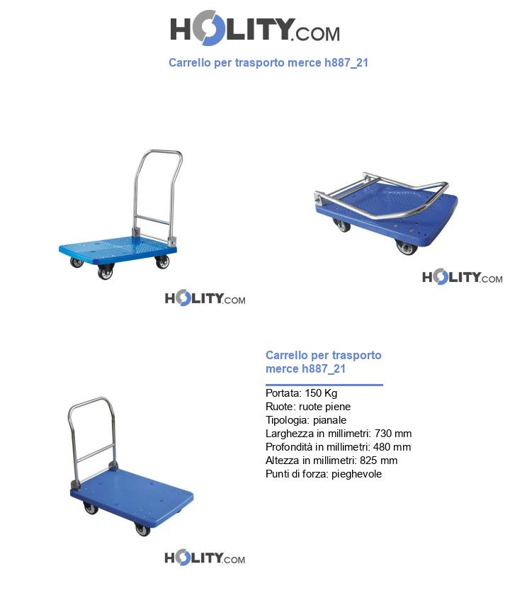 Carrello per trasporto merce h887_21