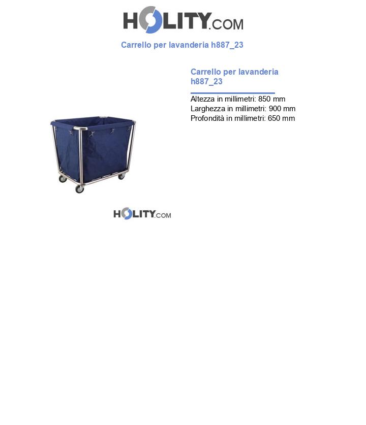 Carrello per lavanderia h887_23