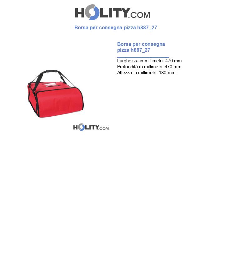 Borsa per consegna pizza h887_27