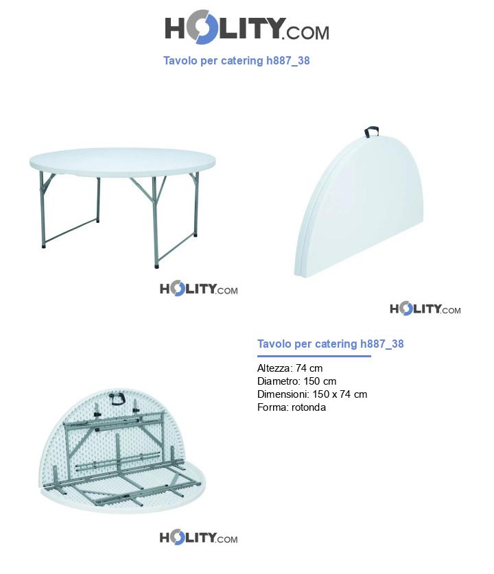 Tavolo per catering h887_38