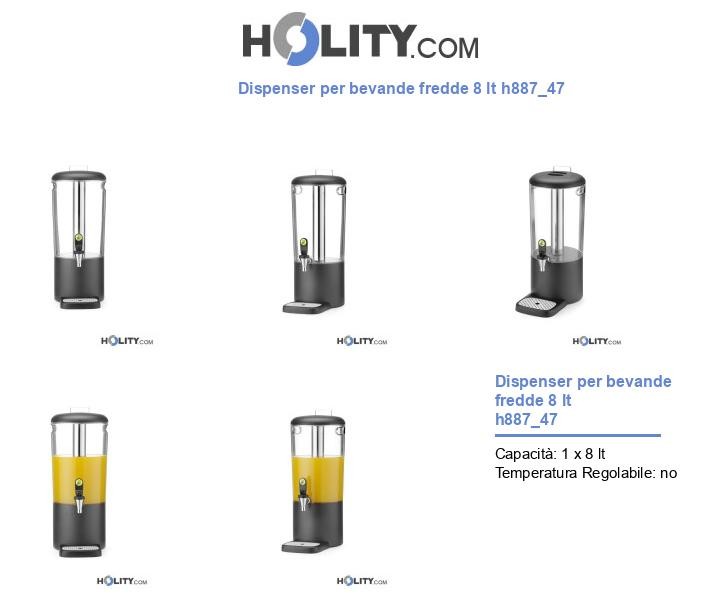 Dispenser per bevande fredde 8 lt h887_47