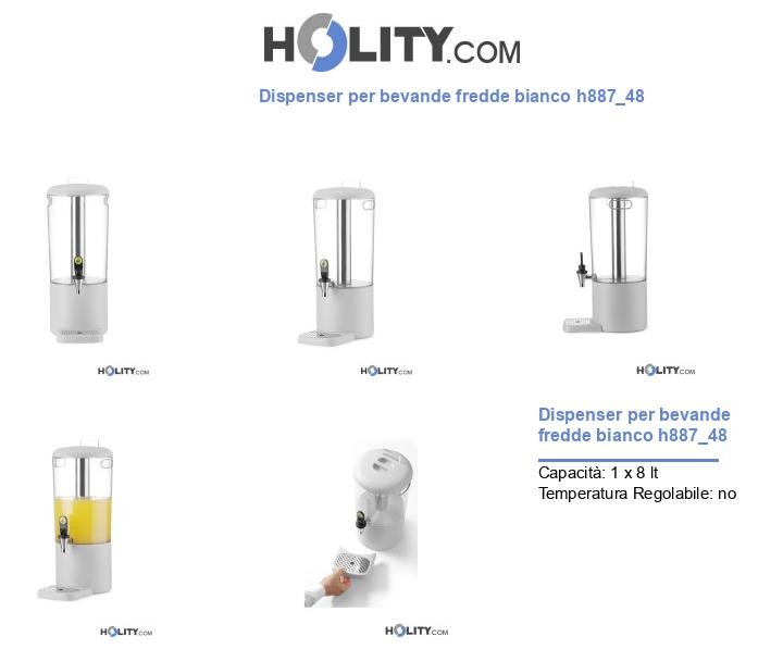 Dispenser per bevande fredde bianco h887_48