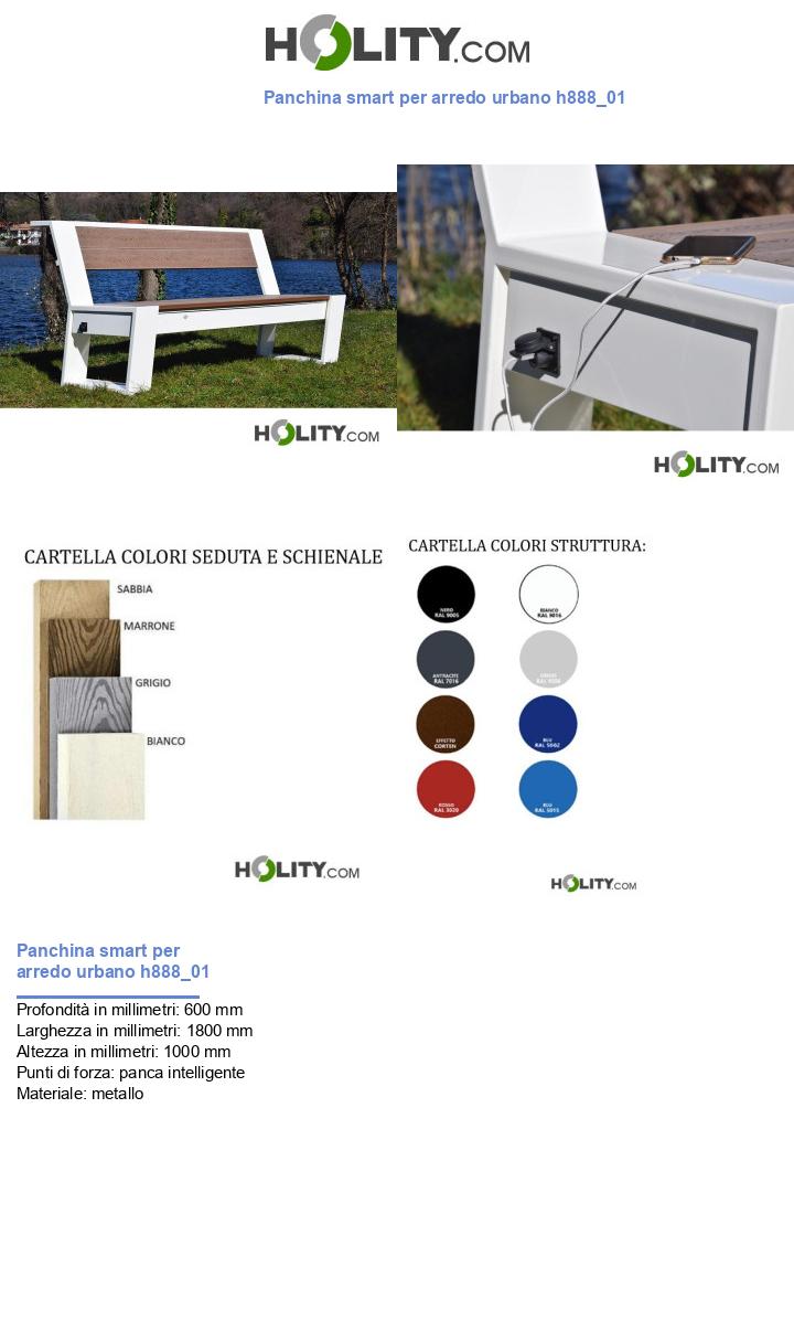 Panchina smart per arredo urbano h888_01