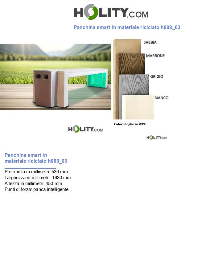 Panchina smart in materiale riciclato h888_03