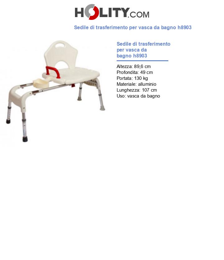 Sedile di trasferimento per vasca da bagno h8903