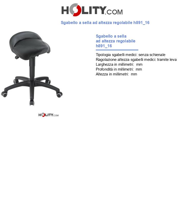 Sgabello a sella ad altezza regolabile h891_16
