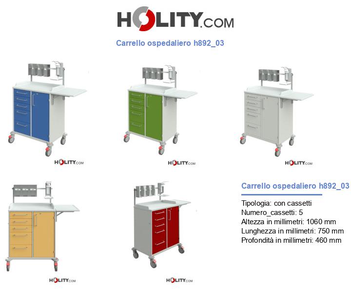 Carrello ospedaliero h892_03