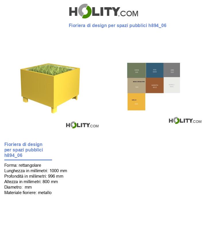 Fioriera di design per spazi pubblici h894_06