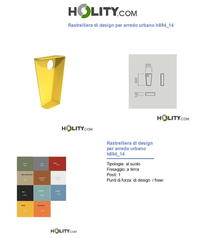 Rastrelliera di design per arredo urbano h894_14