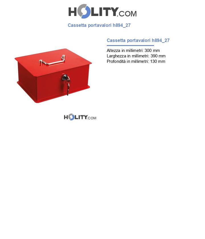 Cassetta portavalori h894_27