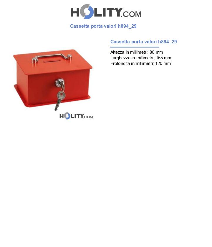 Cassetta porta valori h894_29