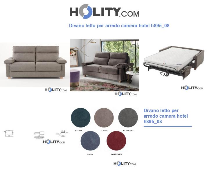 Divano letto per arredo camera hotel h895_08