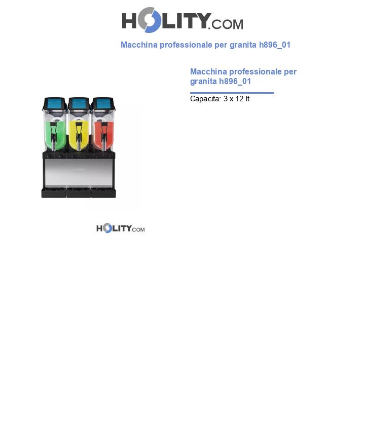 Macchina professionale per granita h896_01