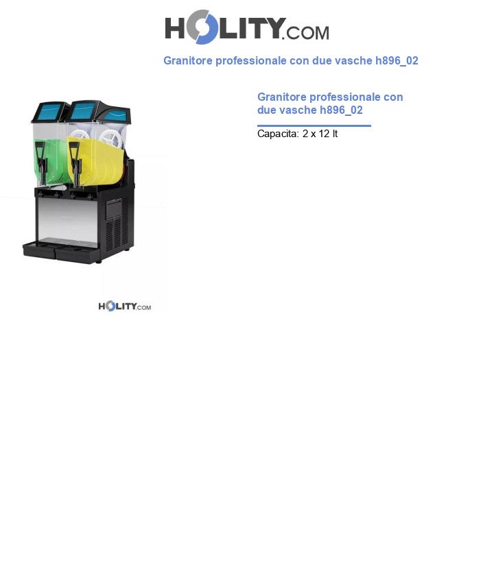 Granitore professionale con due vasche h896_02
