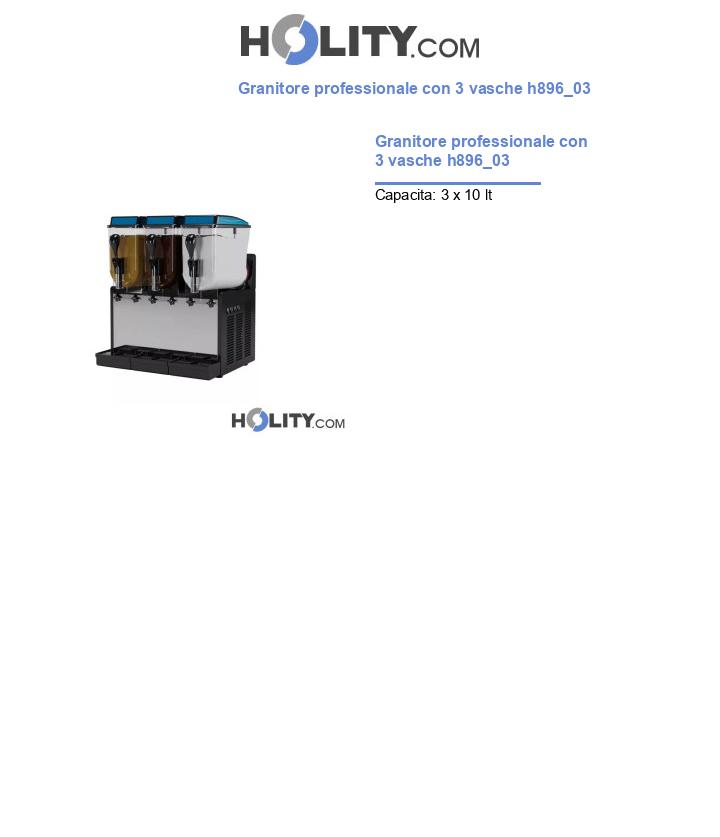 Granitore professionale con 3 vasche h896_03
