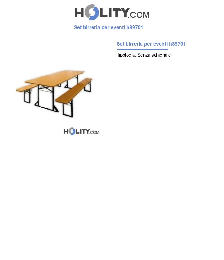 Set birreria per eventi h897_01