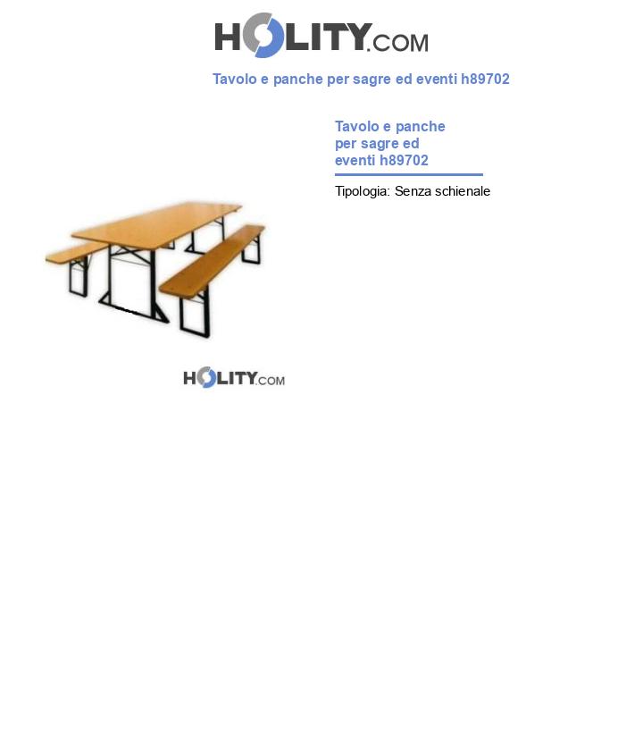 Tavolo e panche per sagre ed eventi h897_02