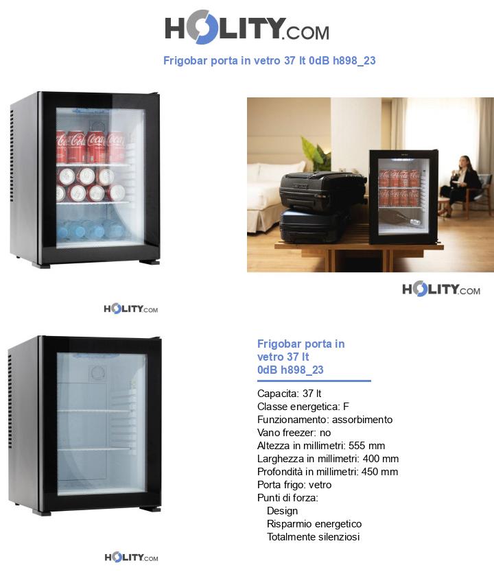 Frigobar porta in vetro 37 lt 0dB h898_23