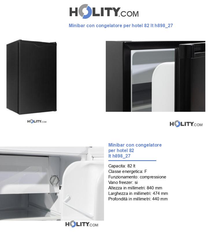 Minibar con congelatore per hotel 82 lt h898_27