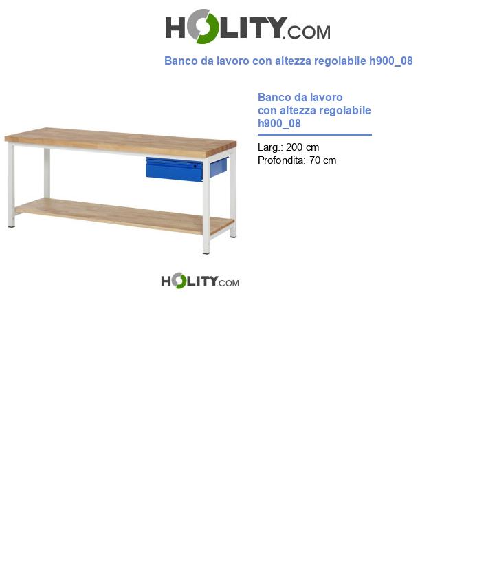Banco da lavoro con altezza regolabile h900_08