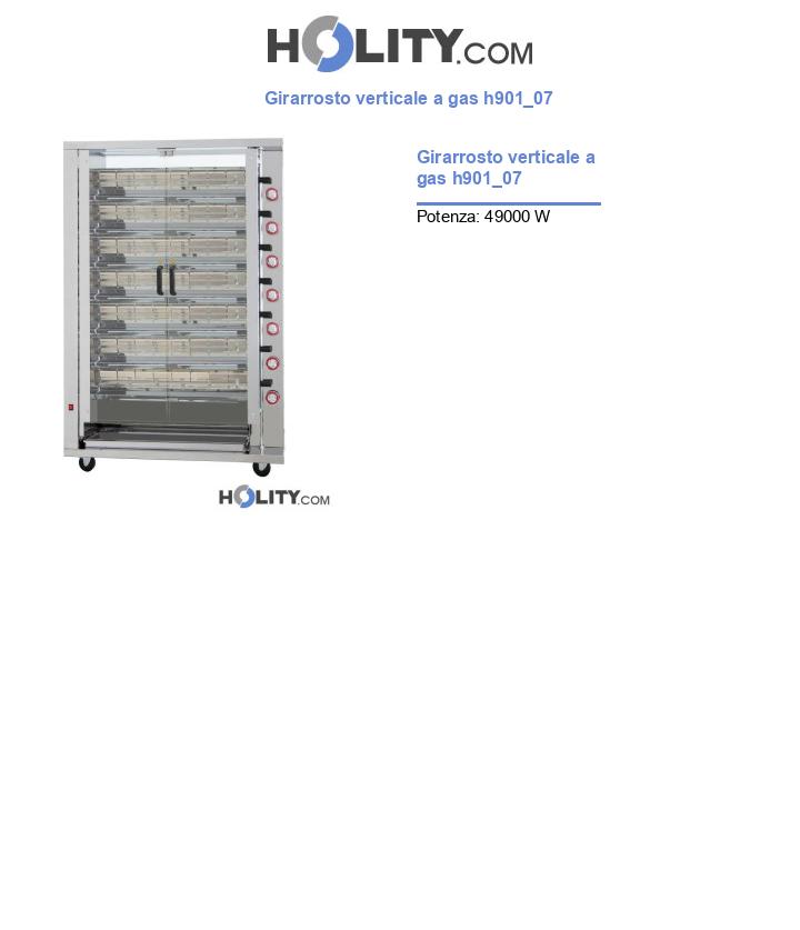 Girarrosto verticale a gas h901_07
