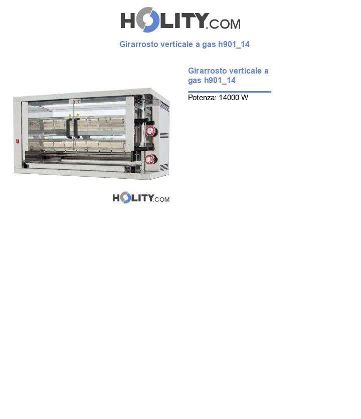 Girarrosto verticale a gas h901_14