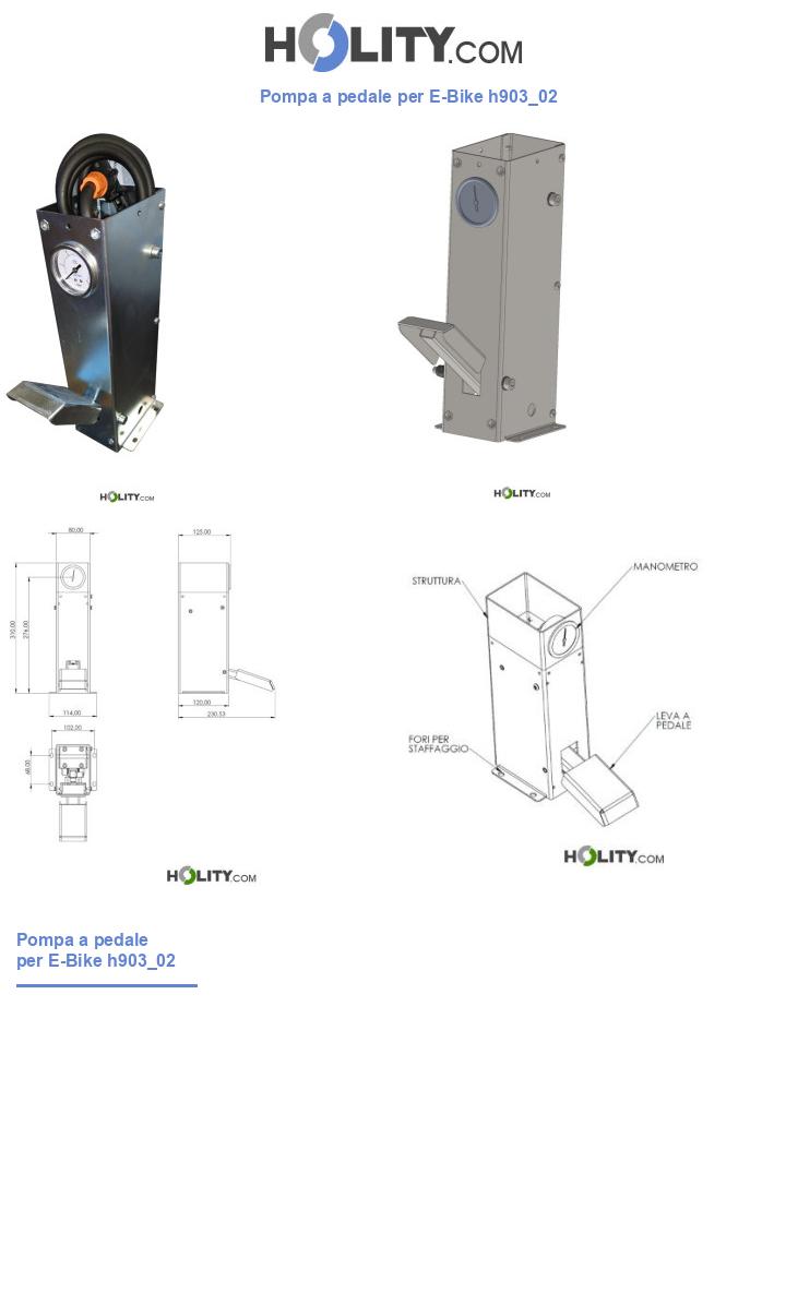 Pompa a pedale per E-Bike h903_02