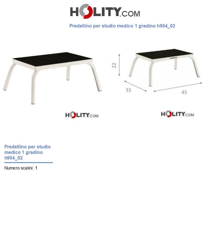 Predellino per studio medico 1 gradino h904_02