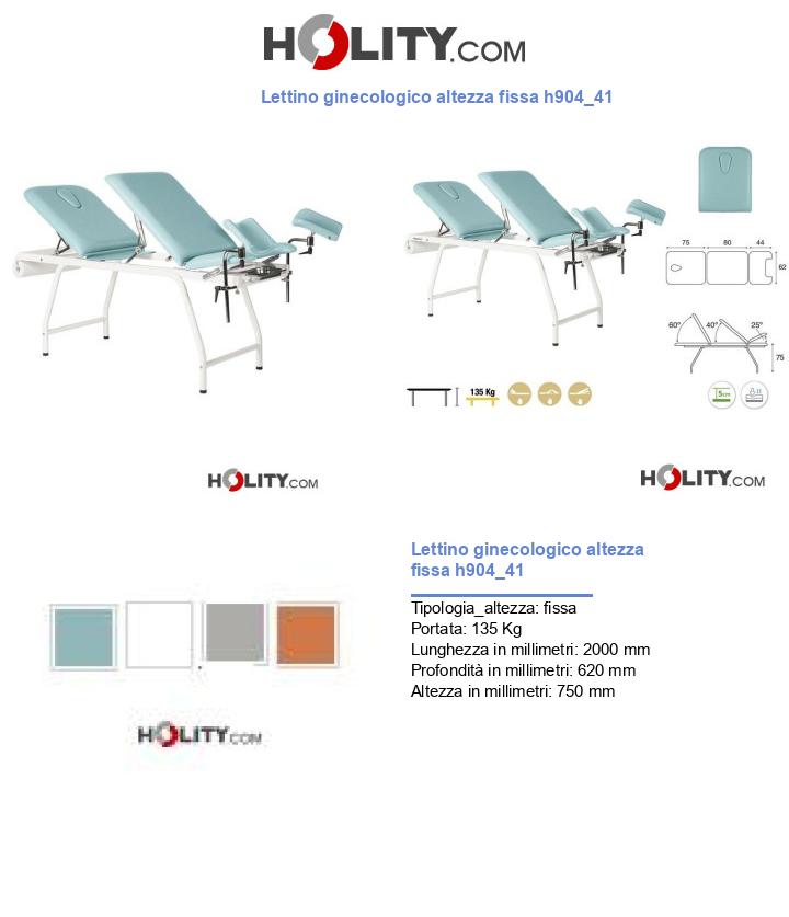 Lettino ginecologico altezza fissa h904_41
