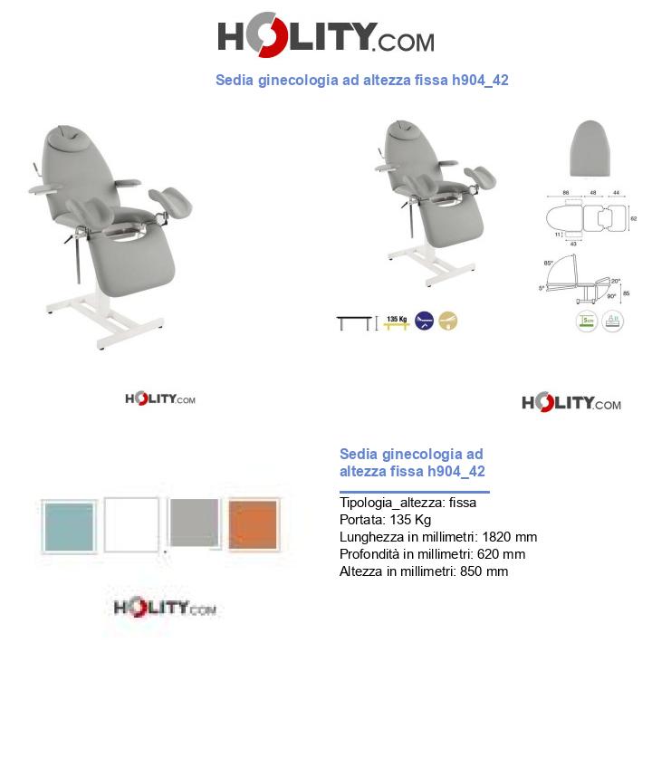 Sedia ginecologia ad altezza fissa h904_42