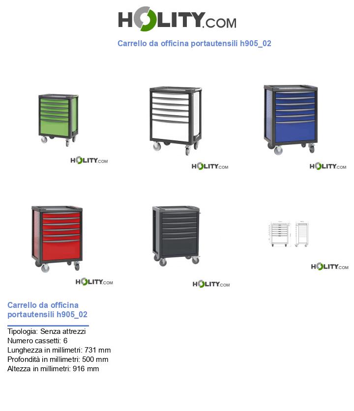 Carrello da officina portautensili h905_02