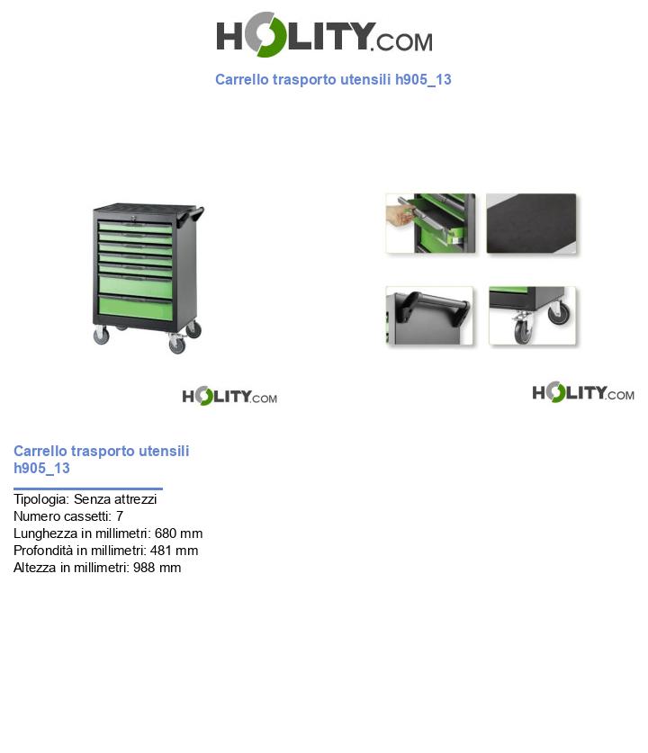 Carrello trasporto utensili h905_13