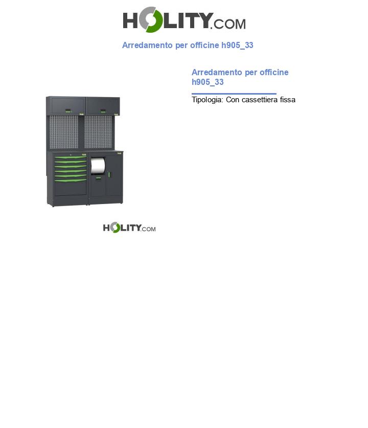 Arredamento per officine h905_33