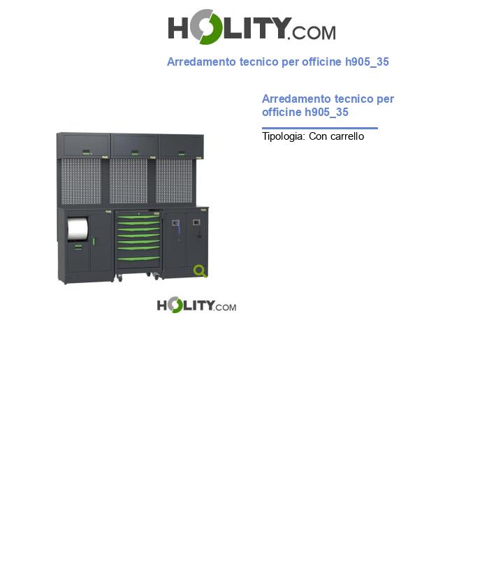 Arredamento tecnico per officine h905_35