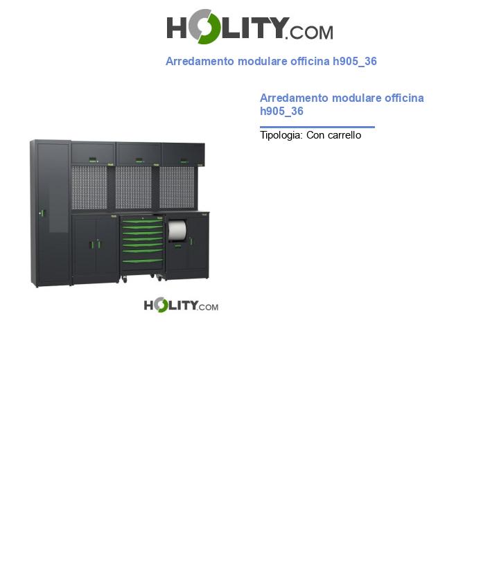 Arredamento modulare officina h905_36