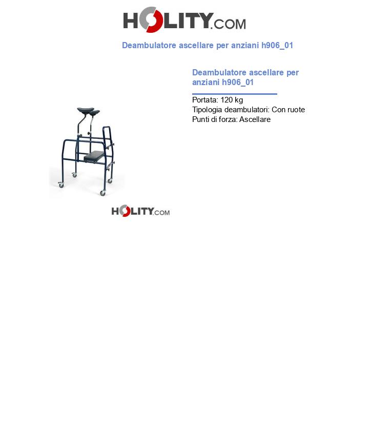 Deambulatore ascellare per anziani h906_01