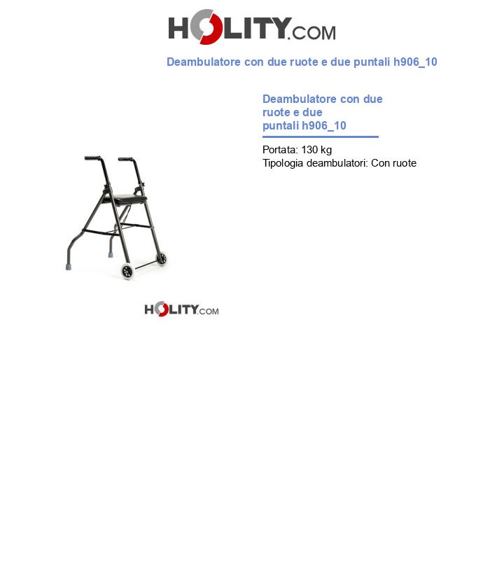 Deambulatore con due ruote e due puntali h906_10