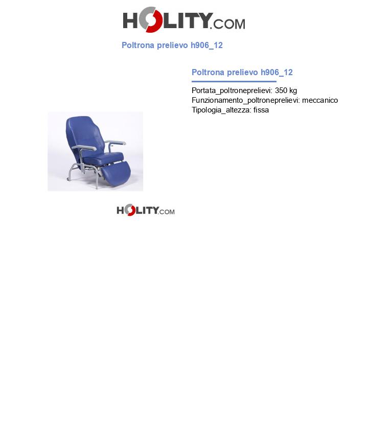 Poltrona prelievo h906_12