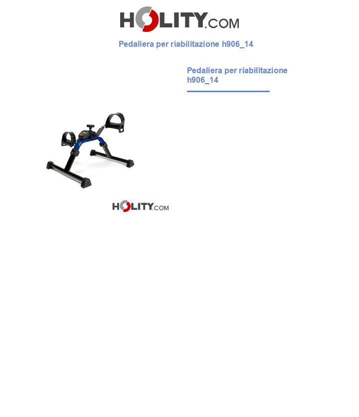Pedaliera per riabilitazione h906_14