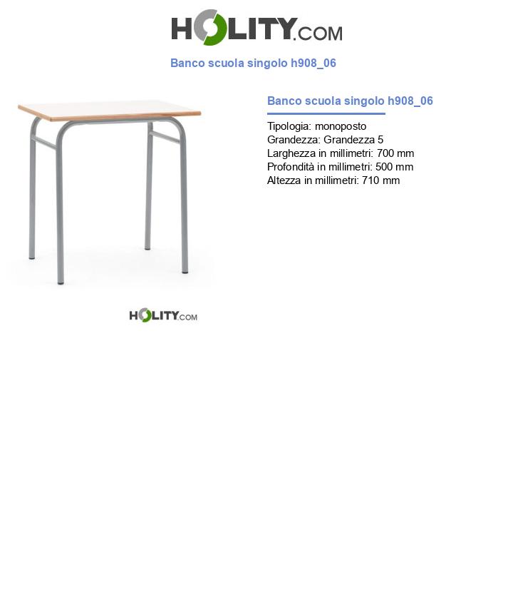 Banco scuola singolo h908_06