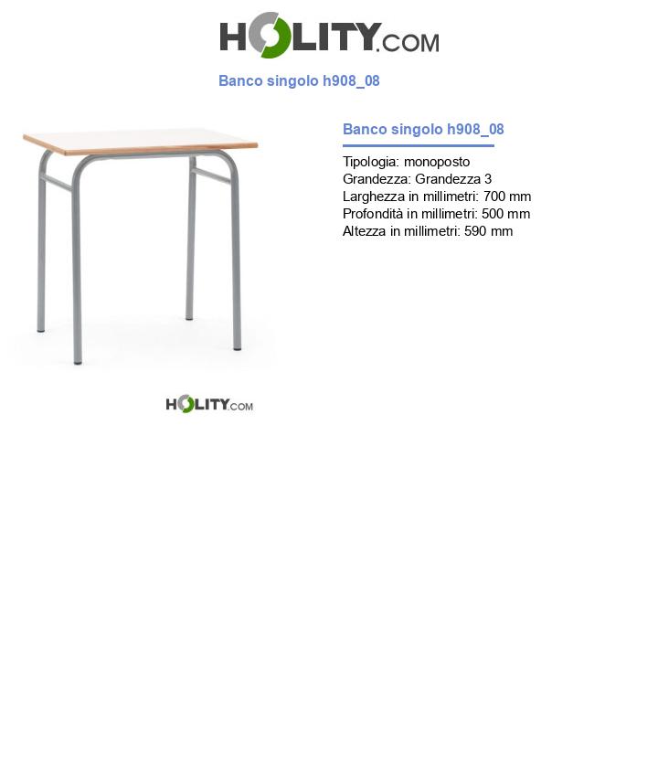 Banco singolo h908_08