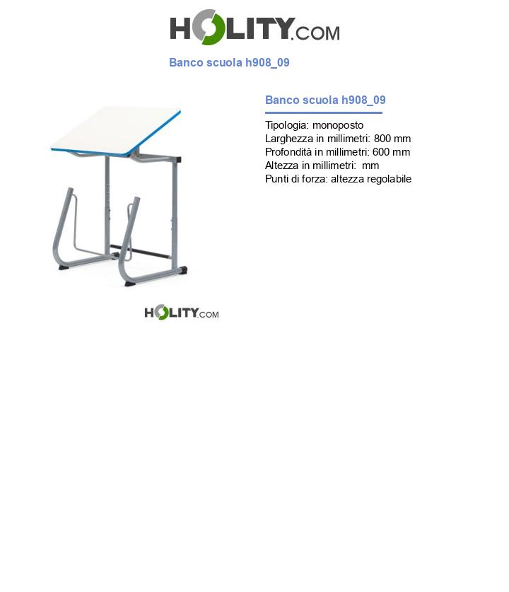 Banco scuola h908_09